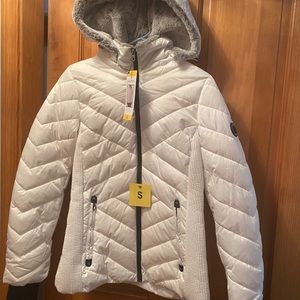 Nautica white puffer jacket